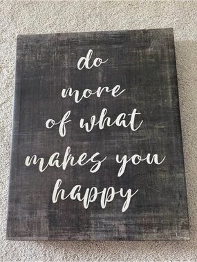 Do More of What Makes You Happy Canvas Wall Art